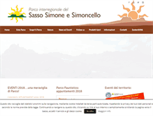 Tablet Screenshot of parcosimone.it